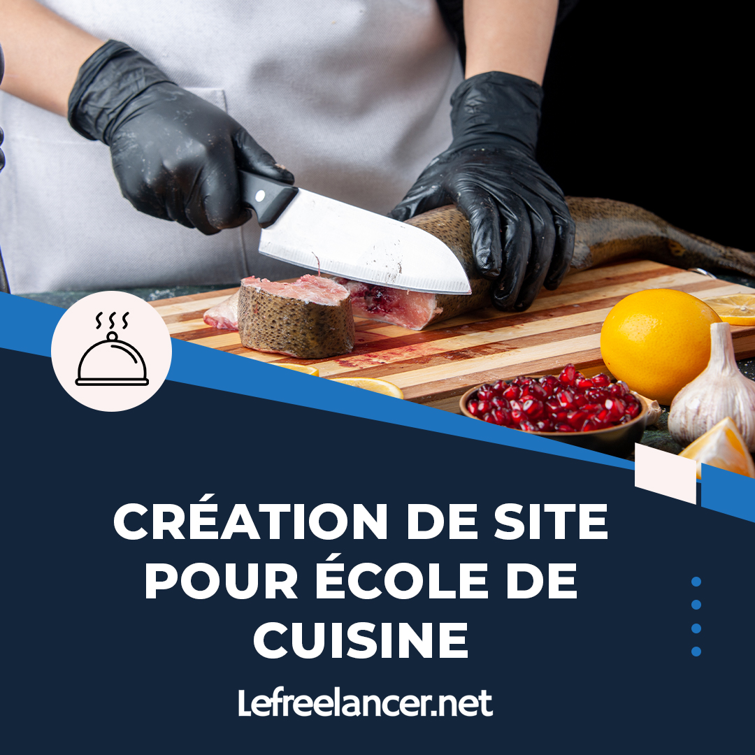 Création De Site Web Clé En Main Pour école De Cuisine