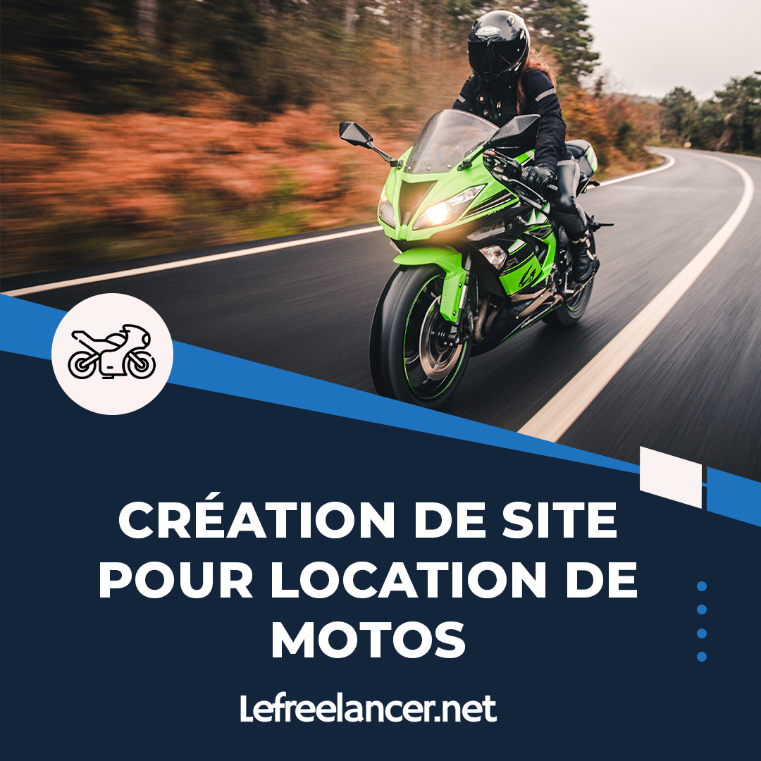 Création De Site Web Clé En Main Pour Location De Motos