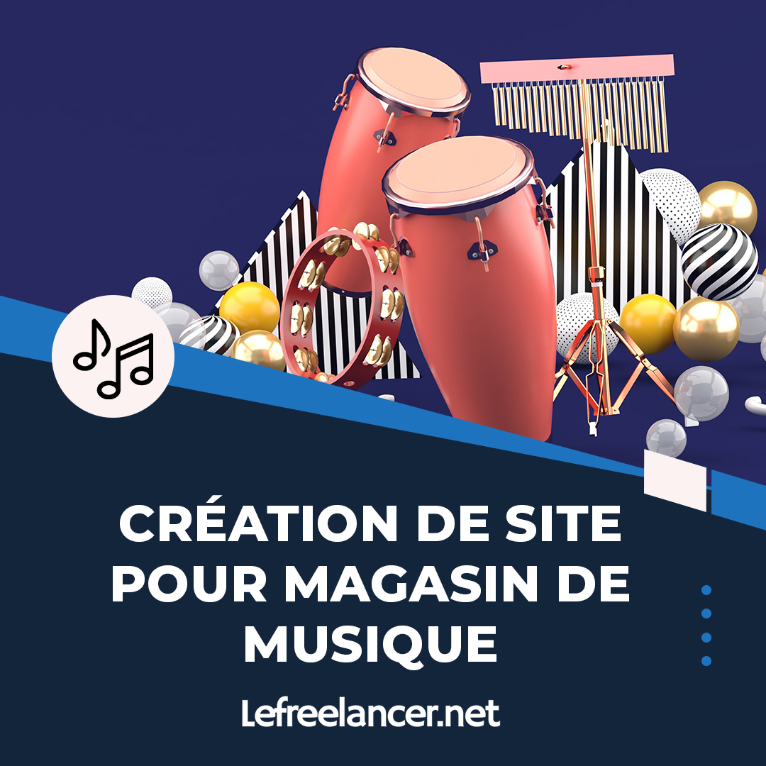 Création De Site Web Clé En Main Pour Magasin De Musique