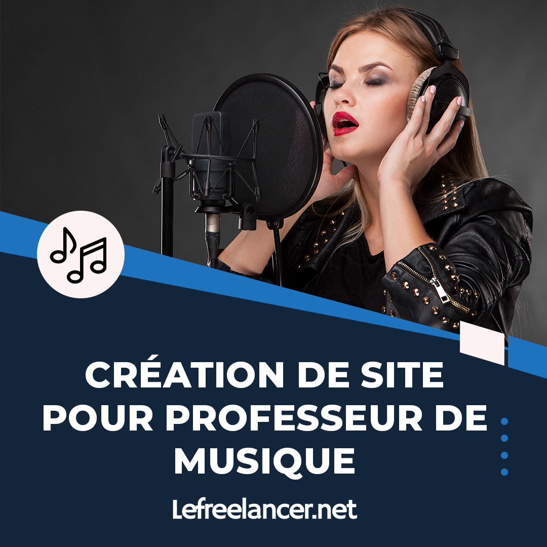 Création De Site Web Clé En Main Pour Professeur De Musique