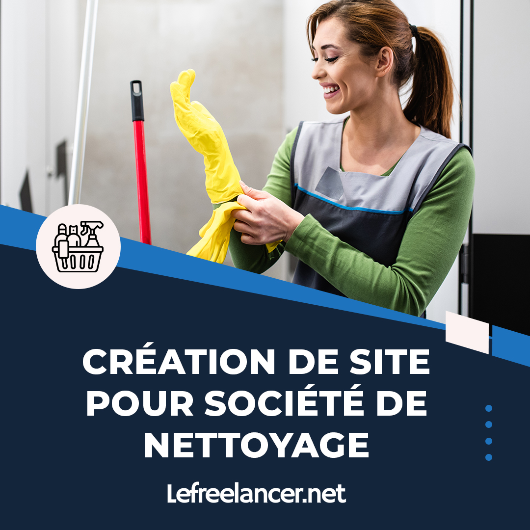 Création De Site Web Clé En Main Pour Société De Nettoyage
