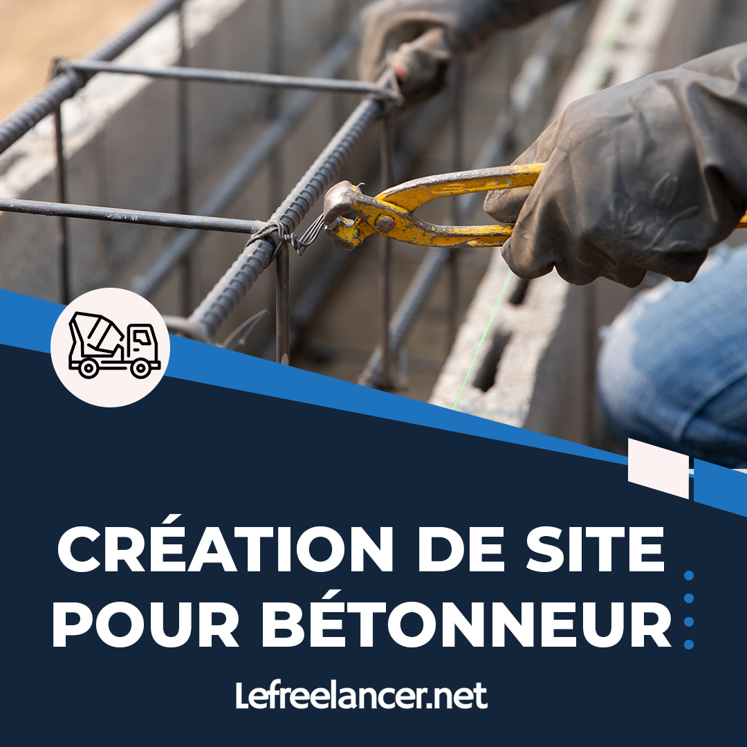 Création De Site Web Clé En Main Pour Bétonneur