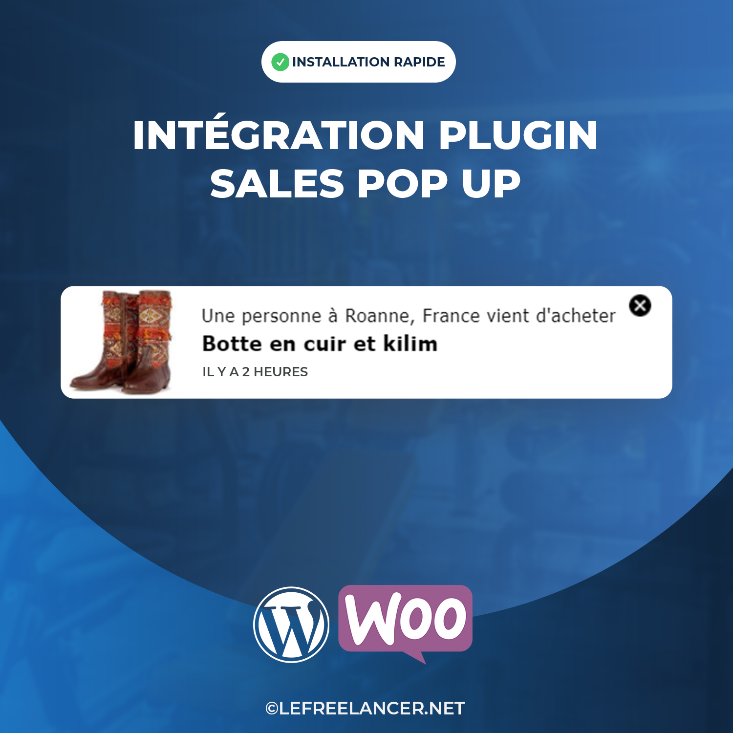 Intégration Plugin Pop-up De Vente
