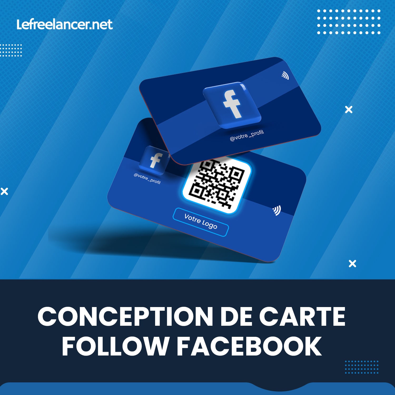 Carte Follow Facebook Connectée Et Sans Contact