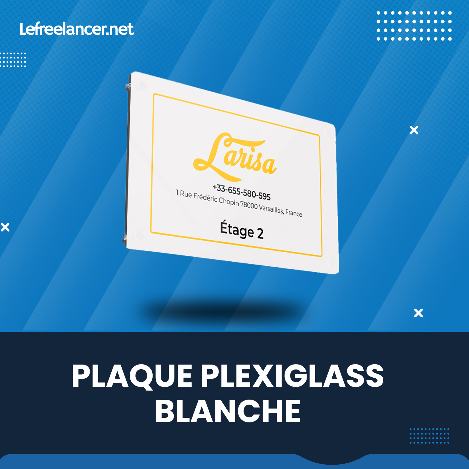 Plaque Plexiglass Blanche