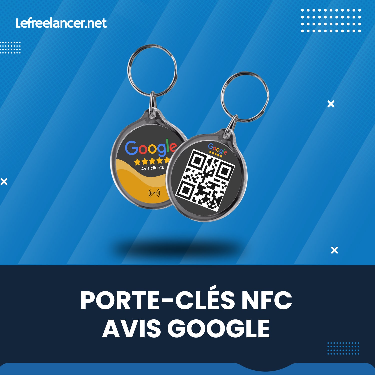 Porte-clés NFC Avis Google